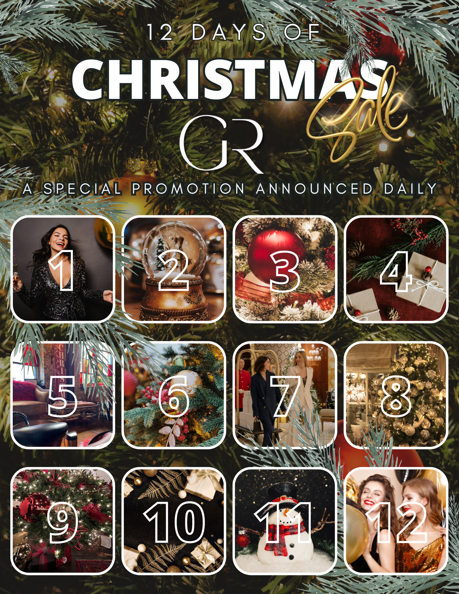 GR 12 Days of Christmas - December Promotions November Specials